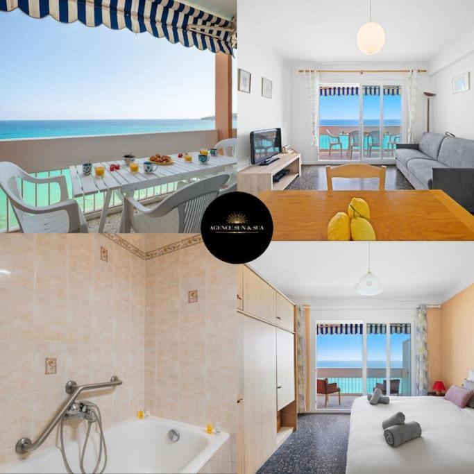Le Panorama -Vue Exceptionnelle - Dernier Etage - Front De Mer Menton Exterior photo