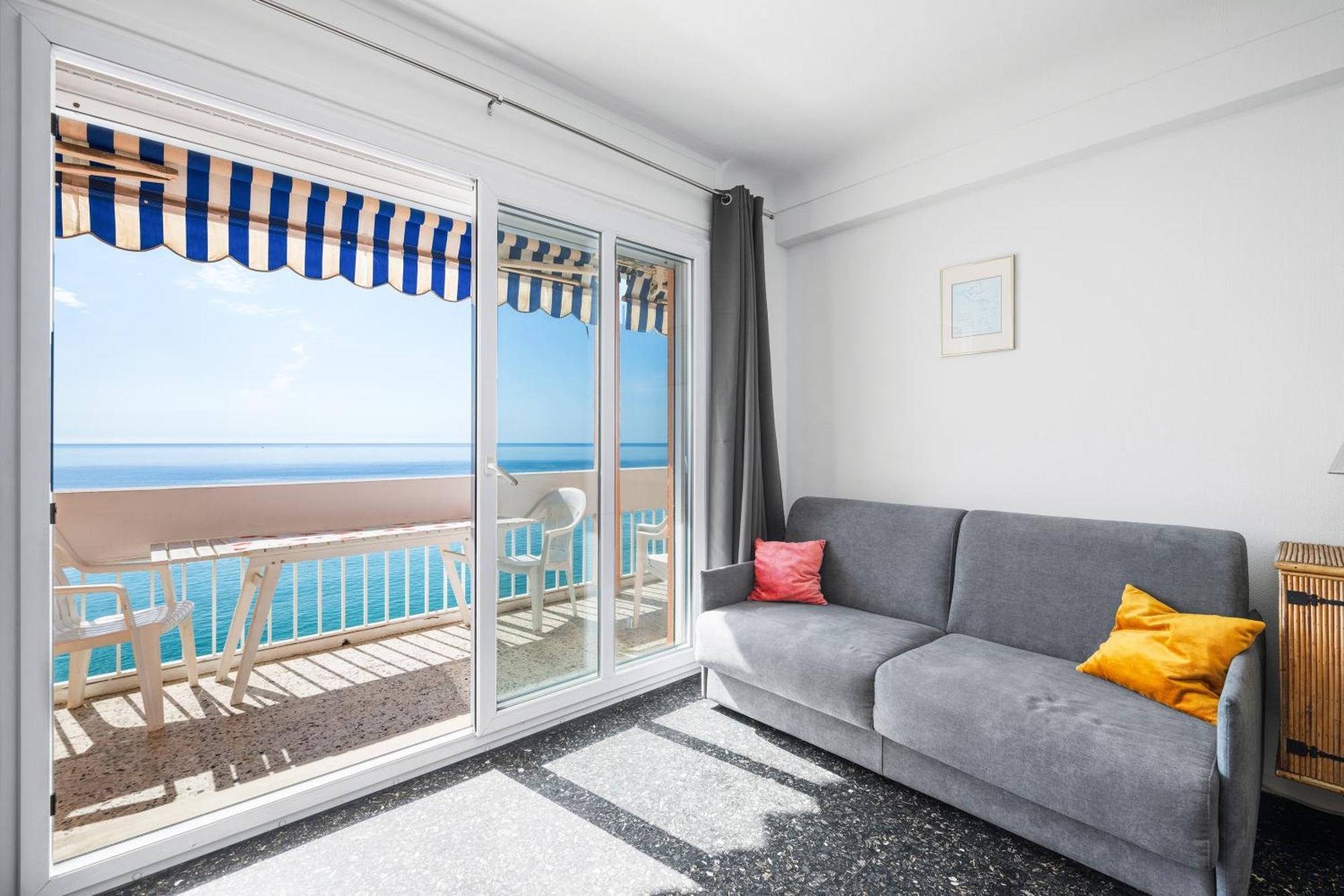 Le Panorama -Vue Exceptionnelle - Dernier Etage - Front De Mer Menton Exterior photo