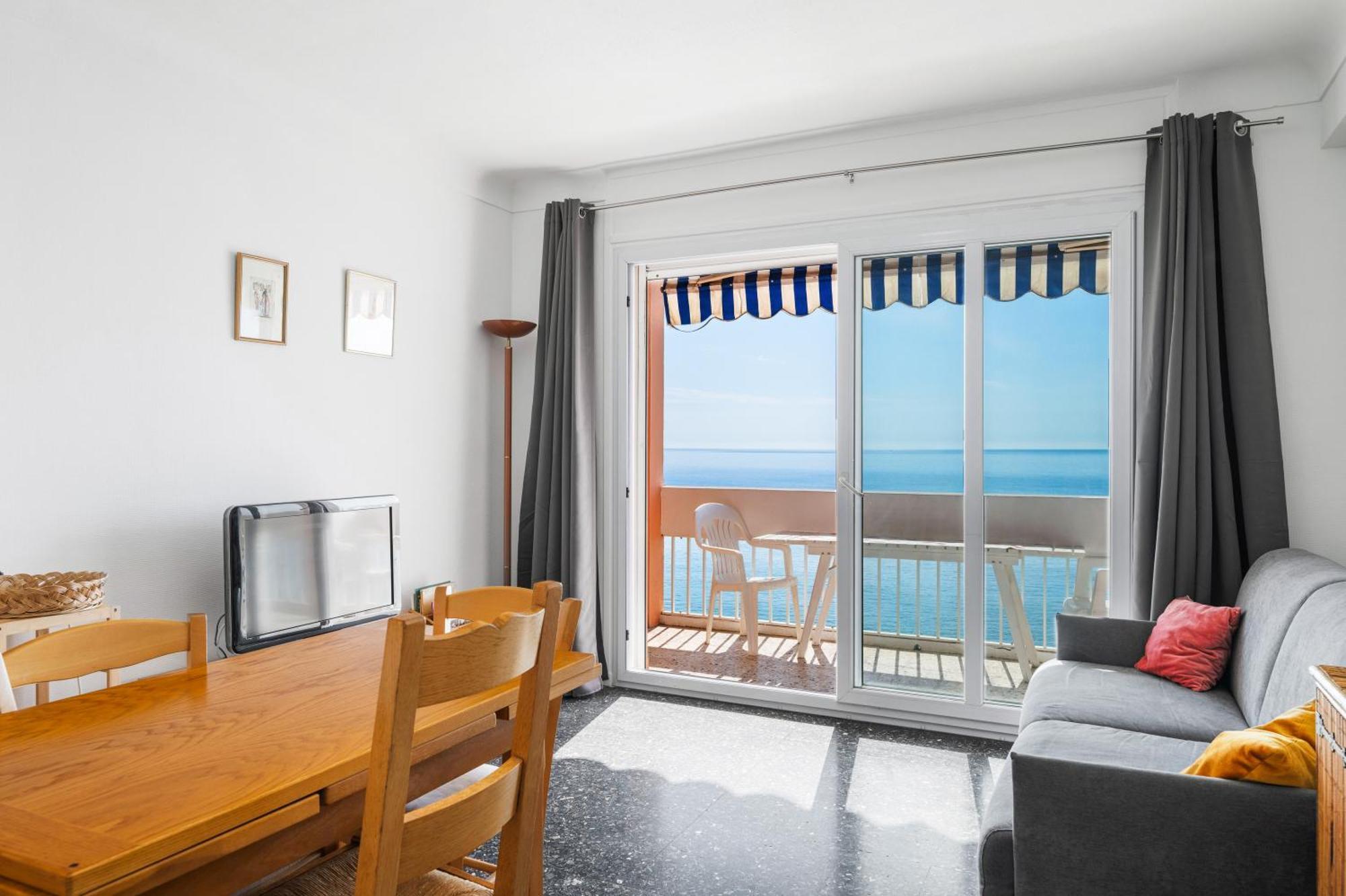 Le Panorama -Vue Exceptionnelle - Dernier Etage - Front De Mer Menton Exterior photo