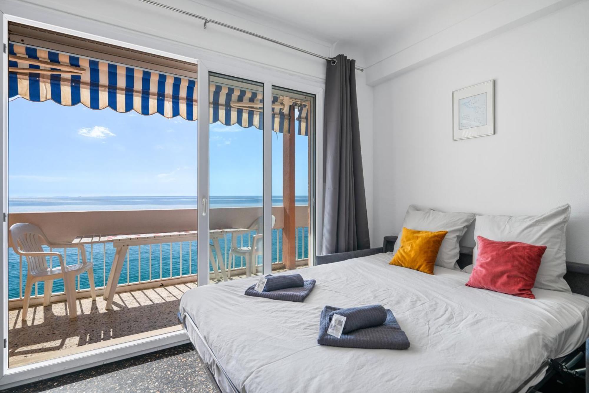 Le Panorama -Vue Exceptionnelle - Dernier Etage - Front De Mer Menton Exterior photo